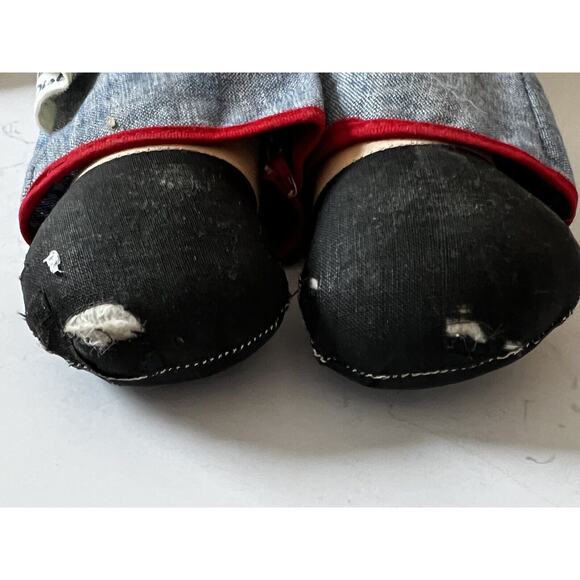 Vintage Knickerbocker Joy Of A Toy Dolls of Distinction Boy Rag Doll Overalls - Picture 11 of 12